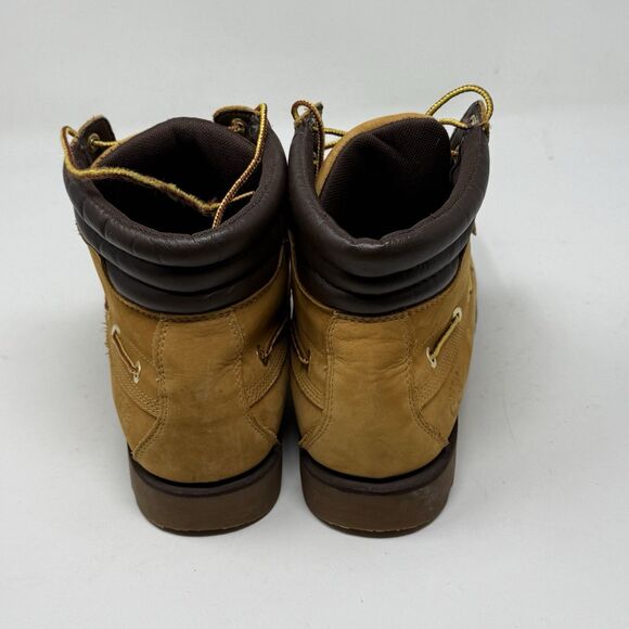 Timberland Oakwell 7 Eye Moc Toe Boots Mens 10 M Brown Nubuck Leather Lug Shoes main image 12